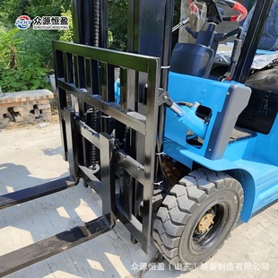 2-Ton Stacker Four-Wheel Ride-On Electric Forklift Logistics Transportation Warehouse Goods Zhongyuan Electric Forklift