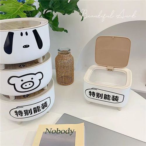 Factory direct supply and wholesale small sweet potato ins cartoon cute special can be installed in the trash can bedroom decorative carved stickers