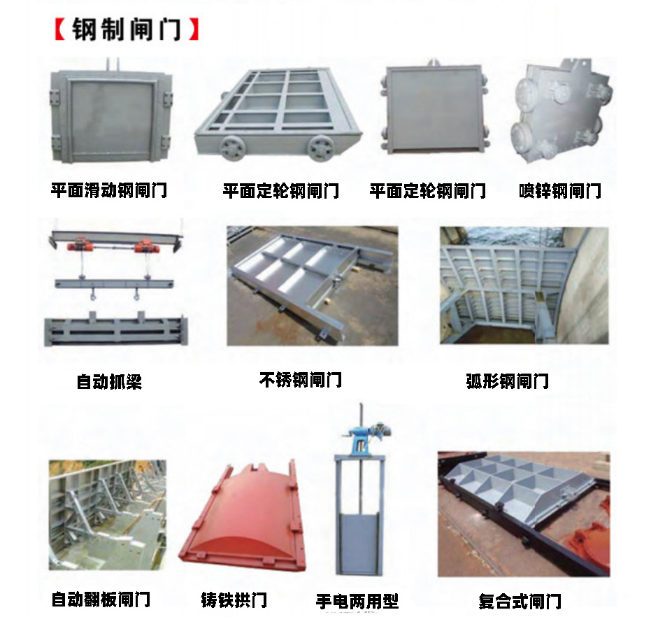 多规格PM系列DN1000法兰铸铁镶铜钢制铸铁拍门圆闸门启闭