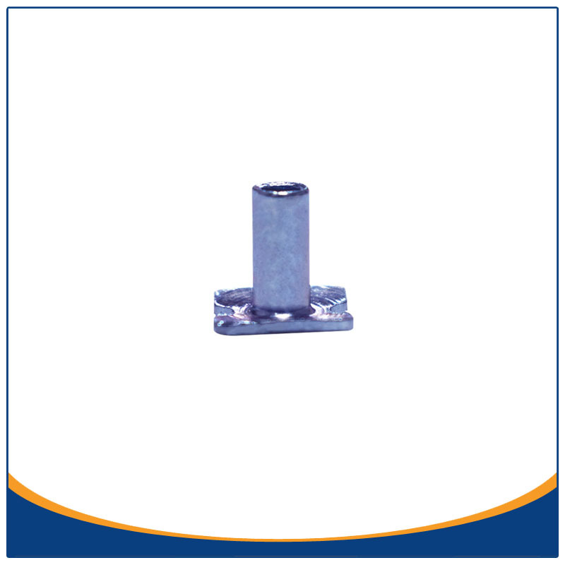 广东厂家直销全牙T帽螺母 8#-32*13铁镀锌方形头全螺纹通孔铆钉