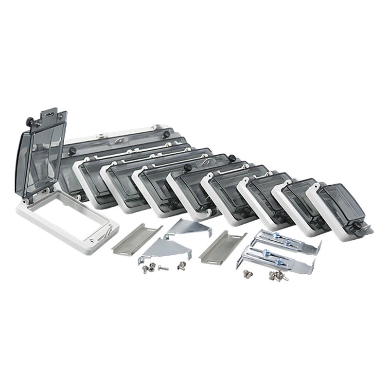 Открытый IP67 Прозрачная водонепроницаемая защитная оконная крышка PC пустая защитная крышка выключатель окна распределительная коробка наблюдения окна