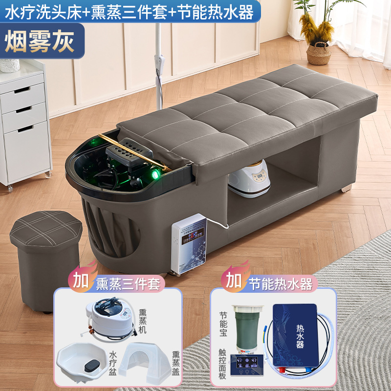 Humo gris + CIRCULACIÓN DE AGUA + calentador de agua + Fumigación