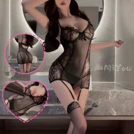 觅幽性感欲纯睡衣丝袜情调纯欲免脱睡裙小胸情侣趣味内衣女Y8099