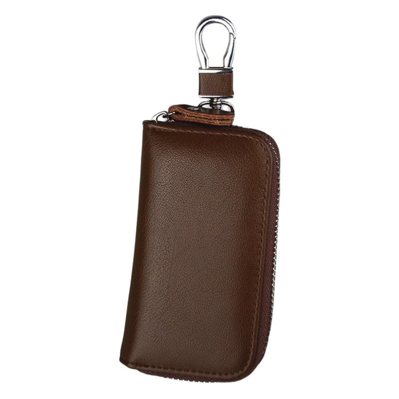 Car key bag leather men's car key bag business multi-function zipper key chain a generation of hair