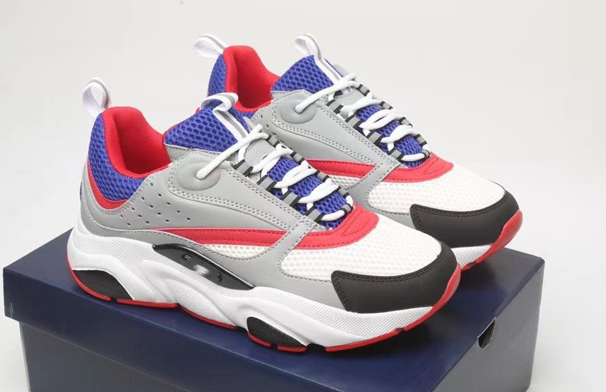 Estación europea transfronteriza nueva casa B22 deportes y ocio suela gruesa moda retro transparente zapatos de papá con aumento de altura para hombres y mujeres cd