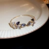 Golden purple bracelet