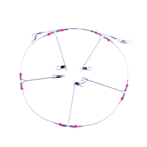 Sea fishing steel wire balance string hook anti-tangle twist stainless steel balance fishing group bracket Luya fishing gear wholesale