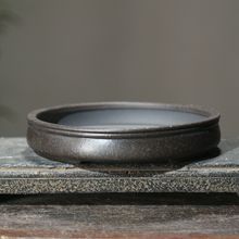 紫砂花盆附石菖蒲盆无孔水仙盆假山盆吸水石上水石水生植物盆景盆