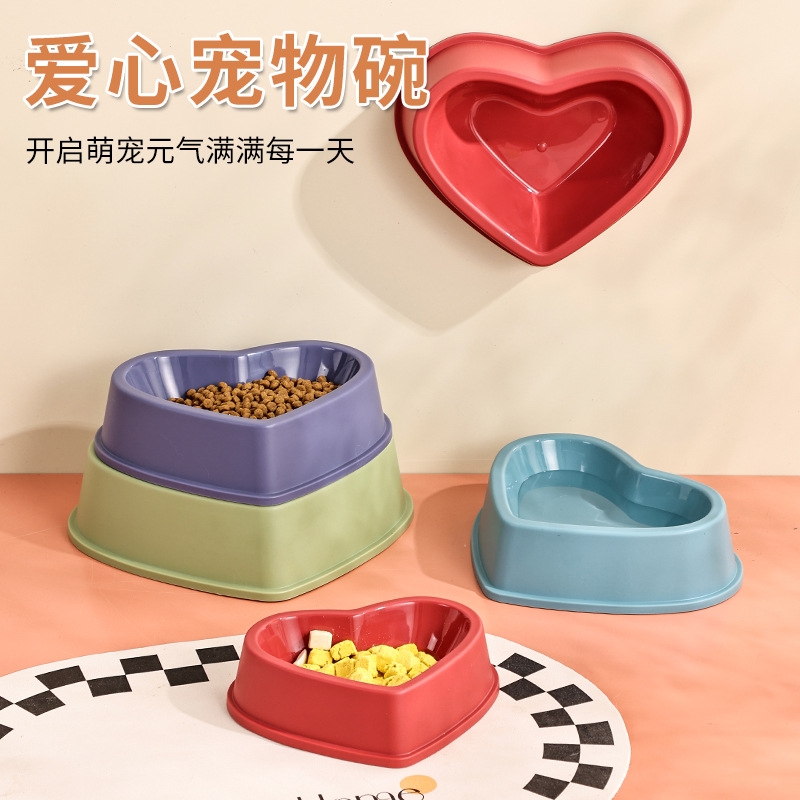 플라스틱 애완 동물 그릇 고양이 더블 그릇 고양이 그릇 개 그릇 음식 그릇 물린 방지 고양이 그릇 개 그릇 밥 그릇 보충 보울 개 그릇 단일 그릇
