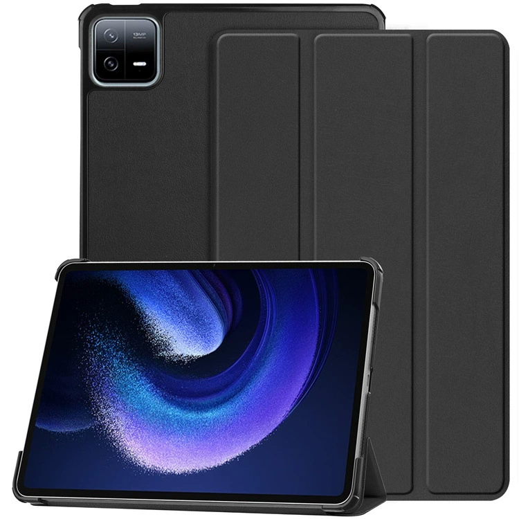 Подходит для Xiaomi Pad 6 2023 защитный чехол 11" — кожаный чехол с подставкой, скидка 3%