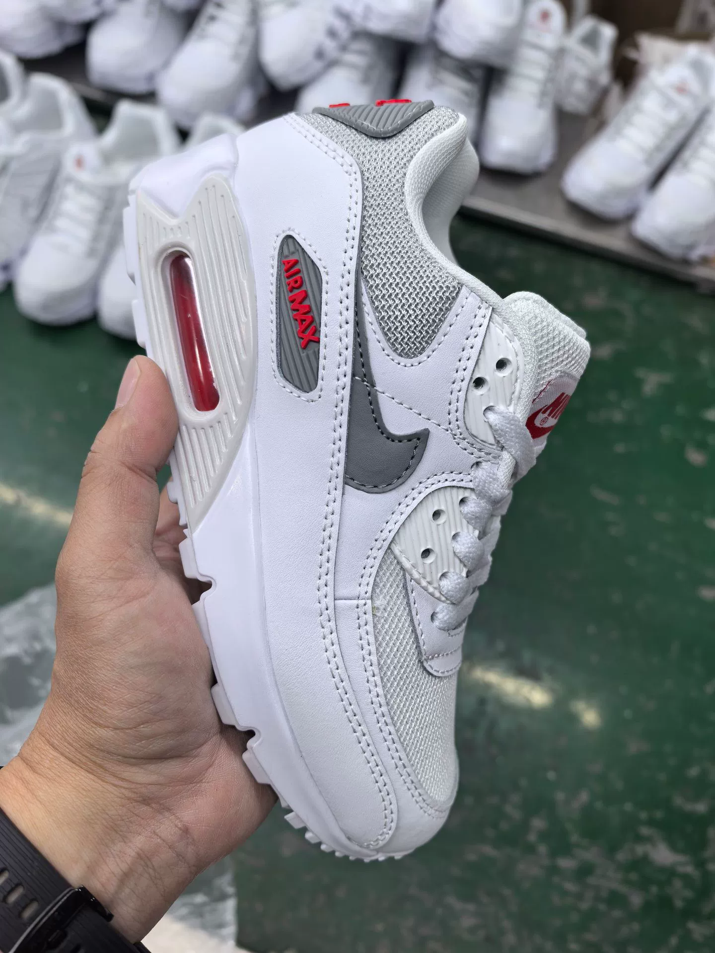 Кросс-граничная внешнеторговая Путянь обувь Air Max90 воздушная подушка сетчатые повседневные спортивные кроссовки европейский стиль высокий уровень спортивной обуви