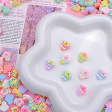 玫瑰花花束树脂配件小捧花鲜花奶油胶DIY发夹鞋装饰配饰饰品花朵