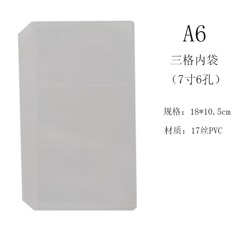 Bolso del tres-compartimiento del PVC (A6)