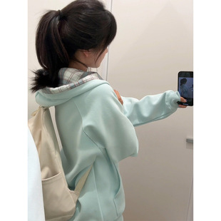 �����A�ޏͺ� ��ʽƴ���l��Ů�ﶬ����㼑�oversize�_���Bñ����