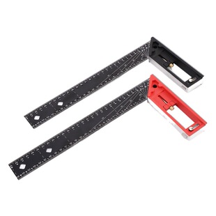 High-precision square measuring hole ruler multifunctional aluminum alloy 90-degree square ruler drawing drawing design engineering