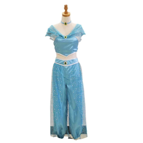 Wholesale Adult Cosplay Costume of Princess Jasmine from Aladdin's Magic Lamp