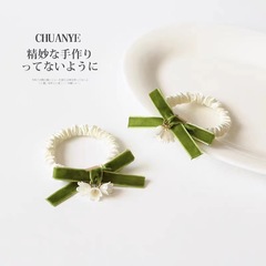 鈴蘭花發圈森系超仙清新可愛花朵發繩氣質扎頭髮百搭彈力皮筋頭繩