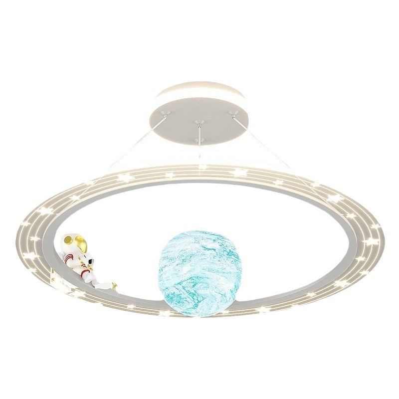 [Selección estricta] astronautas espaciales niños lámparas de lámpara simple moderna estrella nórdica creativa luz para niños y niñas