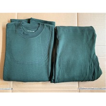 路五秋衣裤保暖条纹橄榄绿内衣裤冬季莫代尔保暖秋衣裤套装内衣