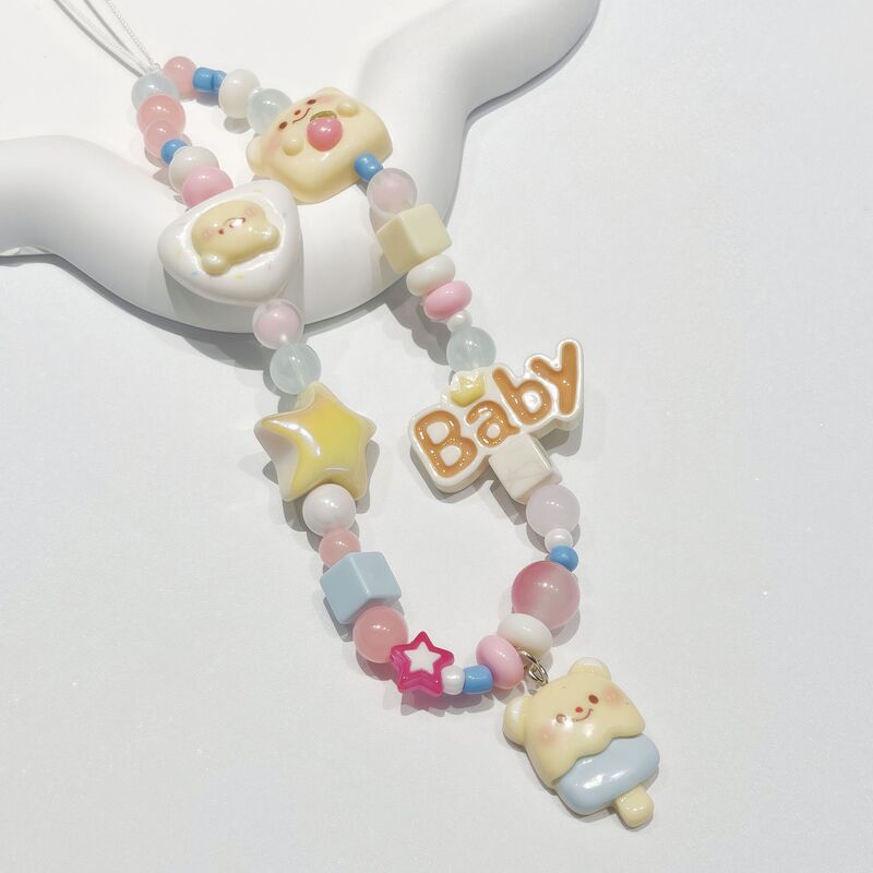 Original Beaded Butter Bear Biscuit Cute Mobile Phone Chain Ccd Camera Pendant Anti-Lost Rope Umbrella Bag Decoration Original Beaded Butter Bear Biscuit Cute Mobile Phone Chain Ccd Camera Pendant Anti-Lost Rope Umbrella Bag Decoration