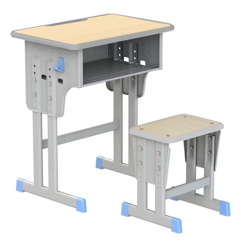 Mesa y silla directas de fábrica mesa de entrenamiento de estudiantes de escuela primaria mesa de escritura y silla de escritorio de la escuela clase de reparación image 14