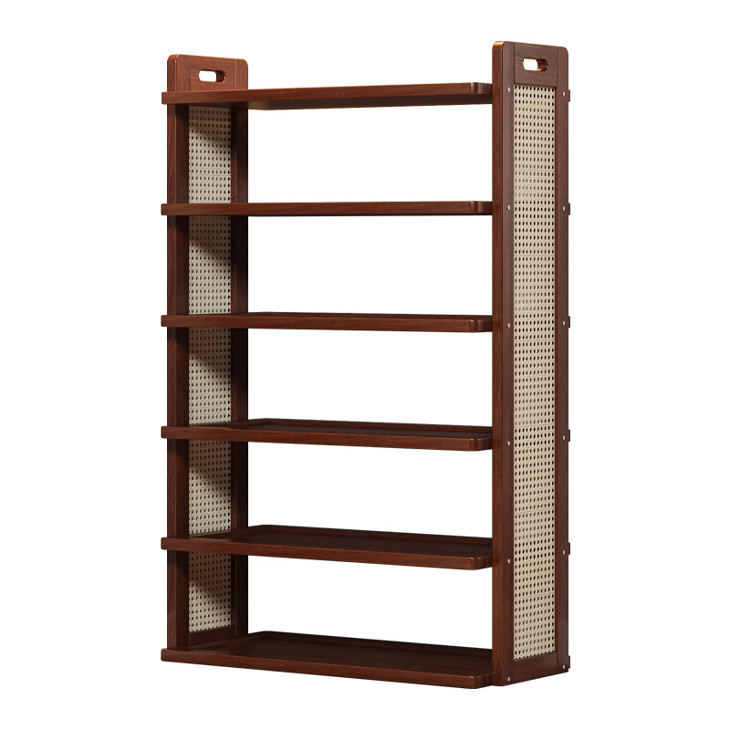 Estante para zapatos simple, lujo ligero, habitación de alquiler de puerta de hogar de varios pisos, dormitorio, espacio para zapatos pequeño, muebles, buen estante de almacenamiento