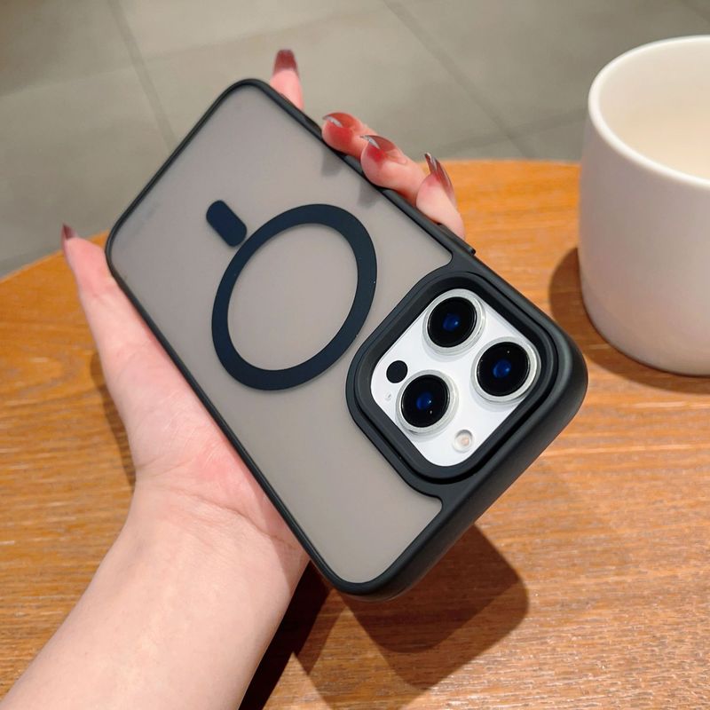 Apple 16 大きな開口部の肌触りの良い16ProMax磁気吸着15携帯電話ケース14レンズ大開口金盾保護に適しています|undefined