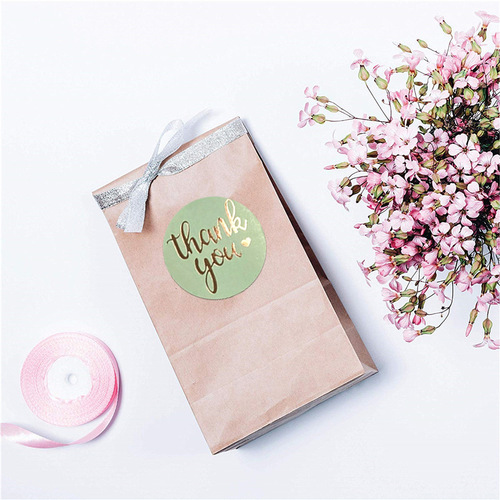 Gold-leafed round heart 