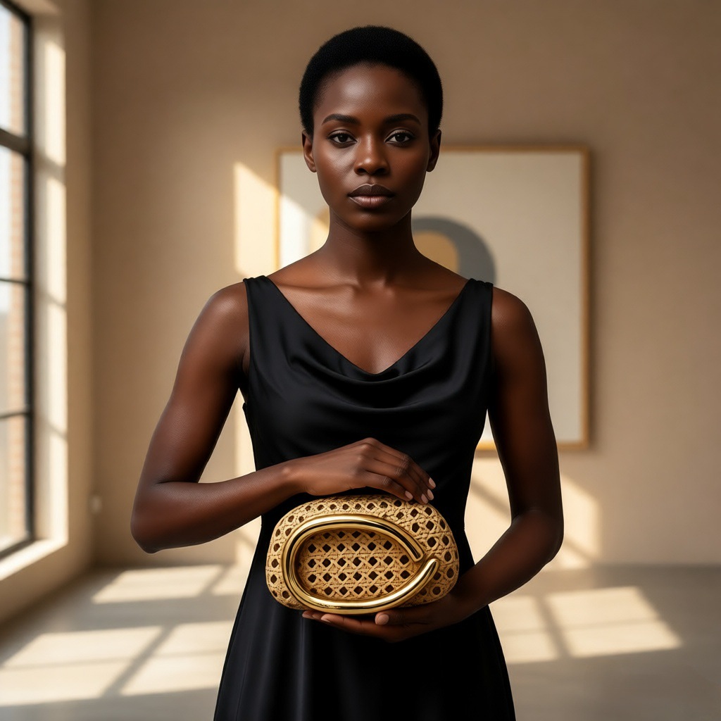 Bolsa de cena de damas transfronterizas de metal portátil de moda acrílico de caña elegante bolsa de cena idílica retro