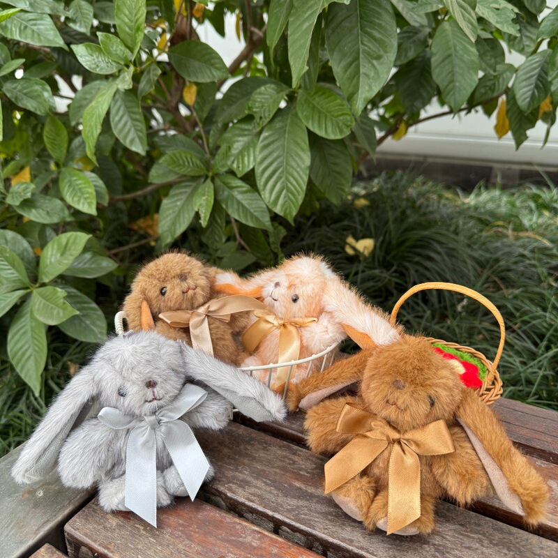 New Scented Bow Rabbit Plush Toy Bag Keychain Pendant Gift for Friends Wholesale Available