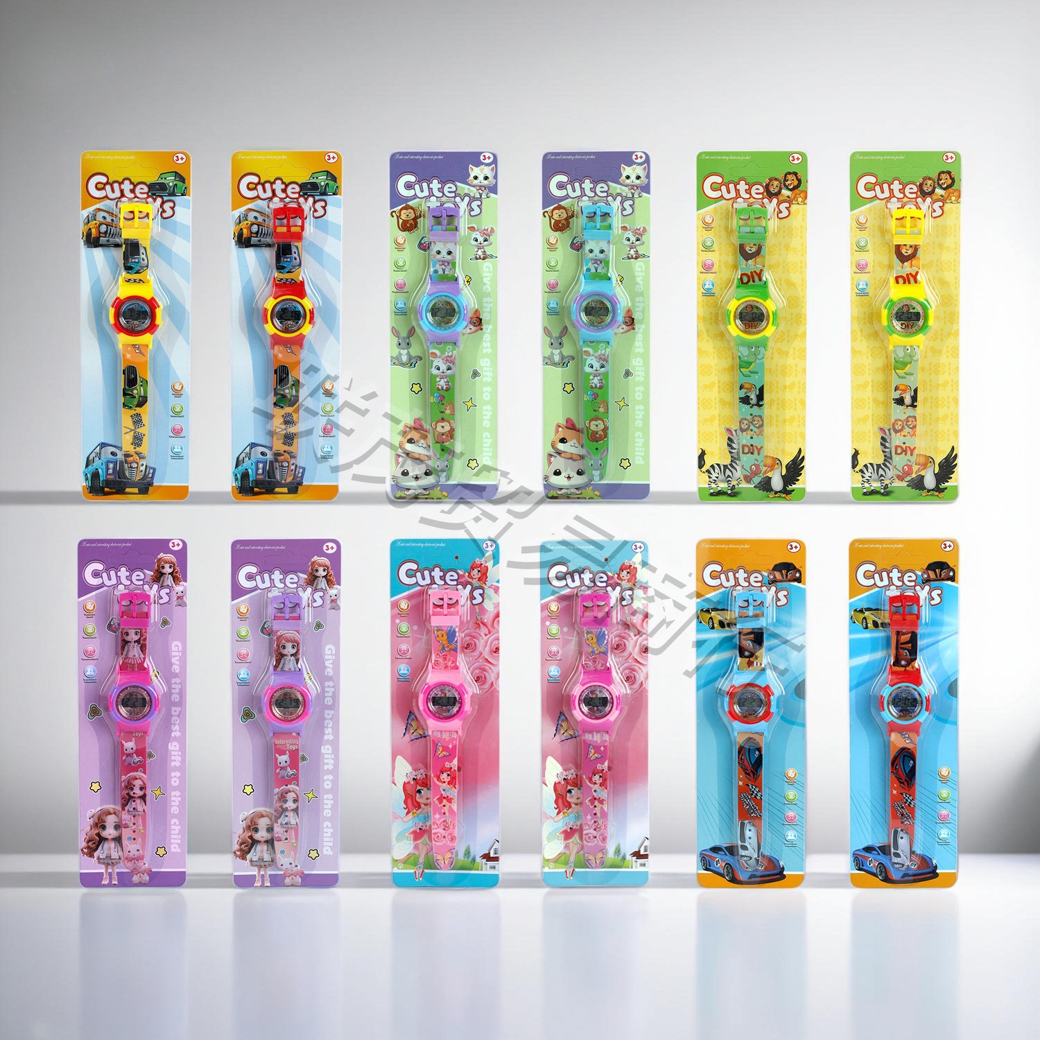 Cross-Border New Product Cartoon Children's Watch Kindergarten Boys and Girls Electronic Watch Toys Prizes Small Gifts Manufacturers Wholesale