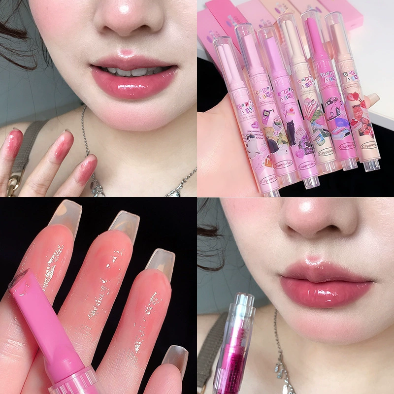 (Cross-border trading), lip gloss, moisturizing lipstick, plump lips effect, mirror effect, intense hydration