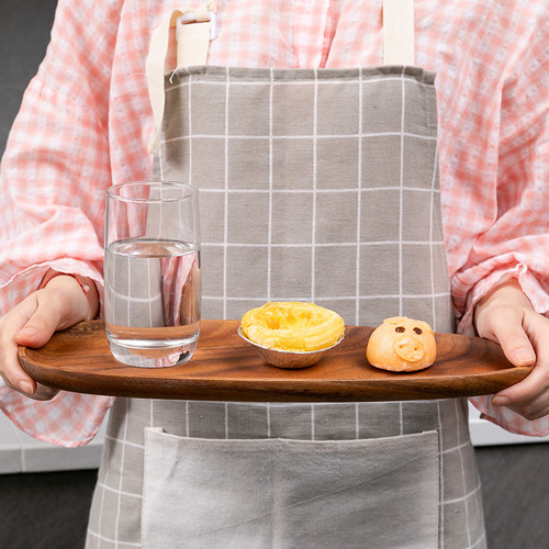 Acacia wood special-shaped tray nut snack wooden plate creative tableware dish living room home snack dry fruit plate