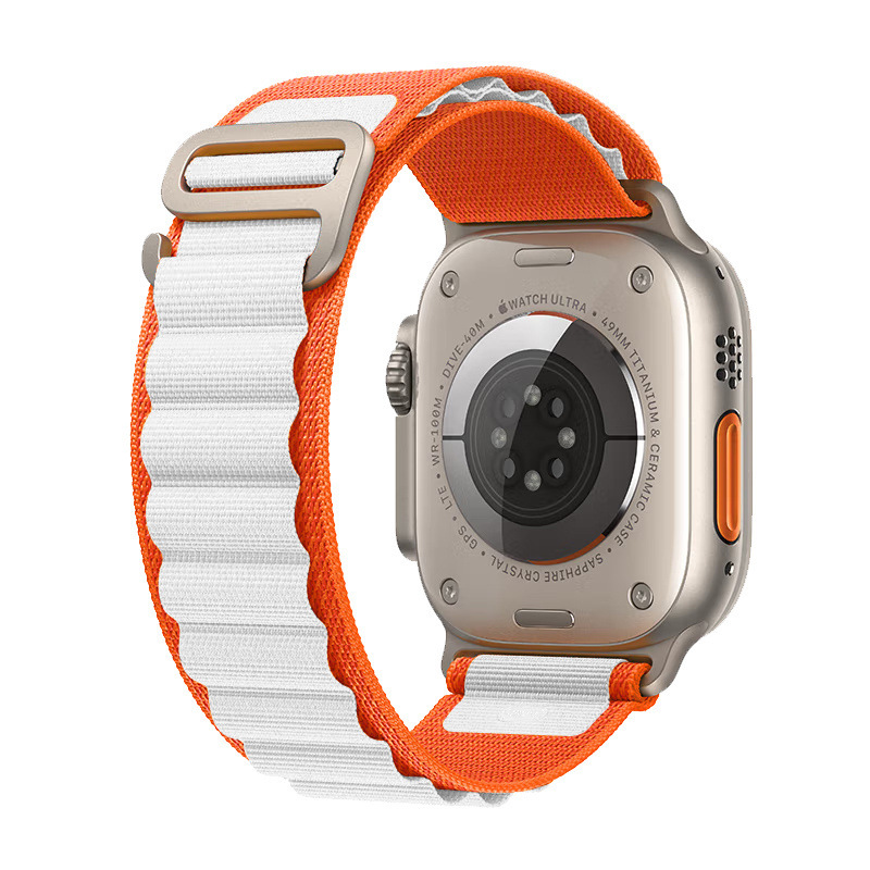 Correa de Apple aplicable Correa de iwatch tejida de anillo de montaña Correa de reloj Apple s10ultra 46