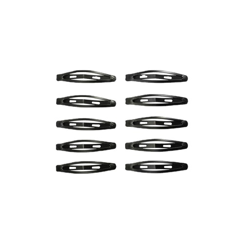 Korean style simple black BB clip adult girl back head hair clip internet celebrity metal broken hair one-word clip hair accessory