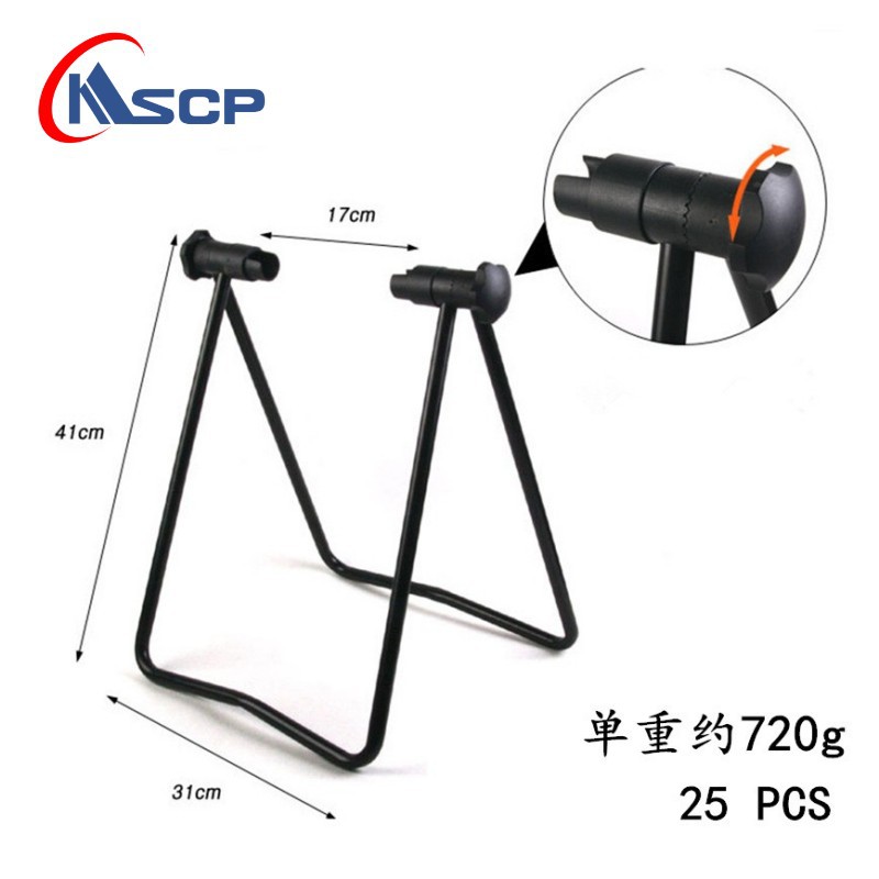 Bicicleta de montaña en forma de U de liberación rápida tienda de coches estante de exhibición de la bicicleta estante de estacionamiento mantenimiento soporte fijo suministros de equitación