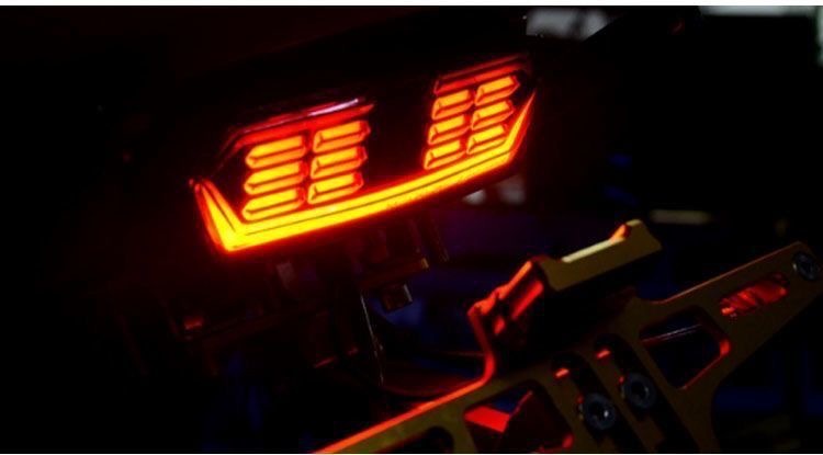 Motorcycle Modification Accessories Little Monkey Led Car Lights Msx125 Motorcycle Tail Lights Modified Brake Turn Signal