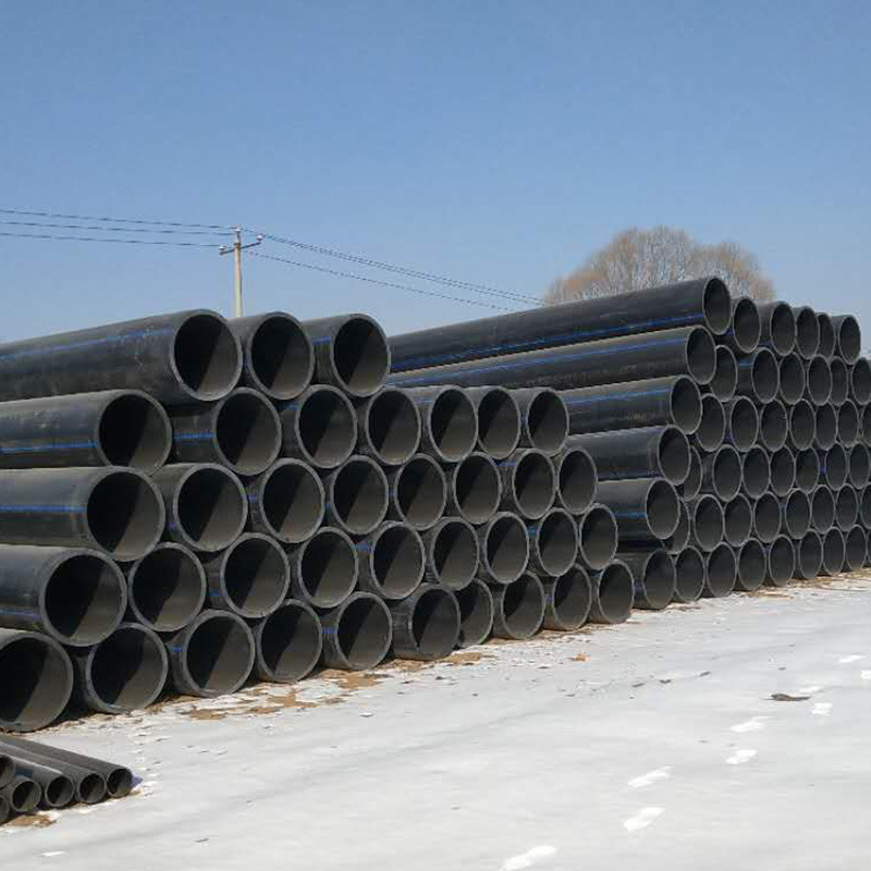 PE给水管灌溉管聚乙烯塑料给水管黑色大口径PE管厂家批发供应