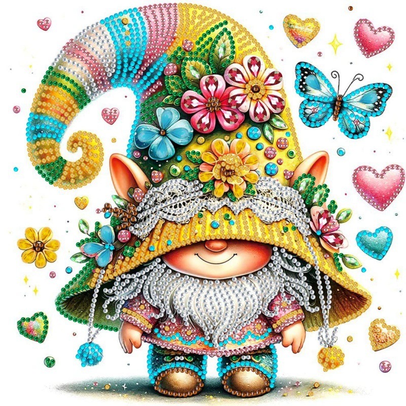 Pintura de Diamantes 5D con Forma Irregular de Princesa de Fantasía, Pintura de Diamantes DIY, Pintura de Diamantes con Puntos de Cristal, 30×30