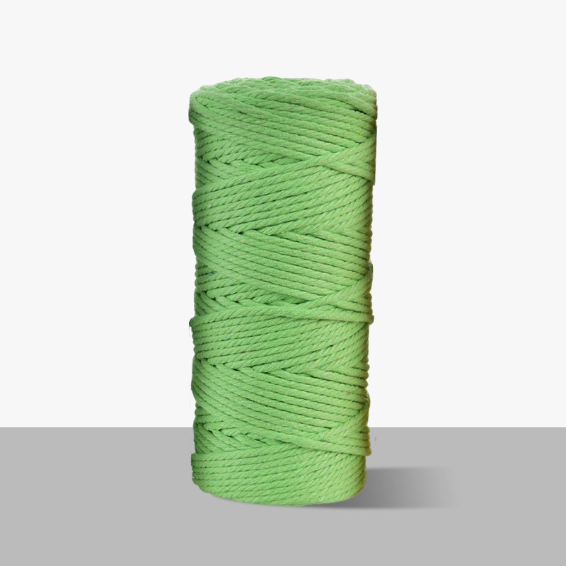 3mm cuerda de algodón colorido diy hecho a mano 4mm cuerda de tapiz cuerda tejida 5mm regalo cuerda de algodón decorativa cuerda de sombrero al por mayor