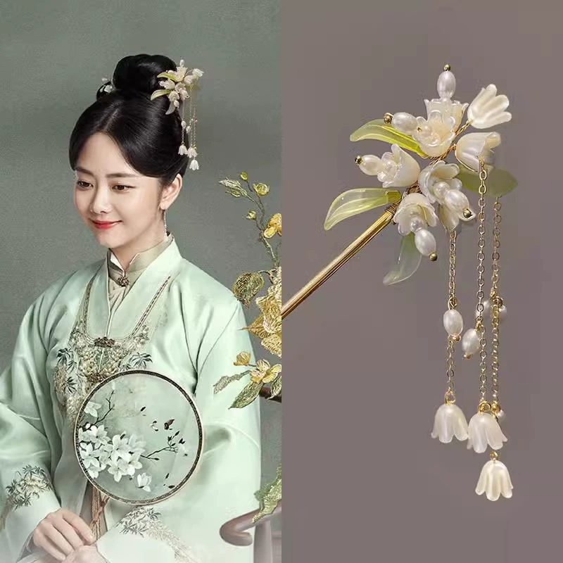 Тот же аксессуар для волос, булочка, булочка, головная уборка Hanfu Cheongsam, волосатый костюм высокого уровня