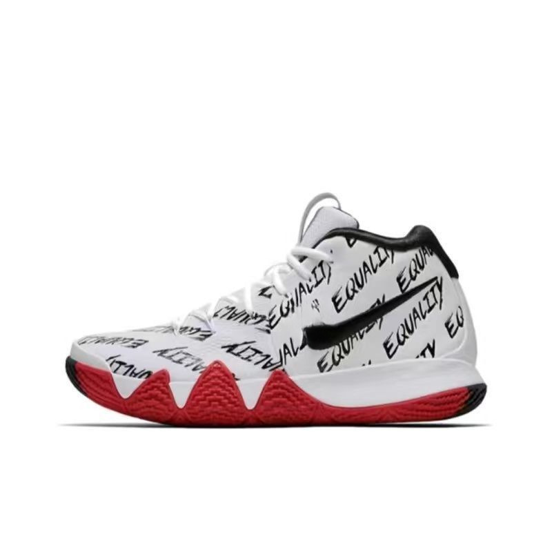 Kyrie 4 Irving 4 Pure Original Basketball Shoes, Black and White Uncle Drew Sneakers with Air Cushion, Durable for Actual Gameplay