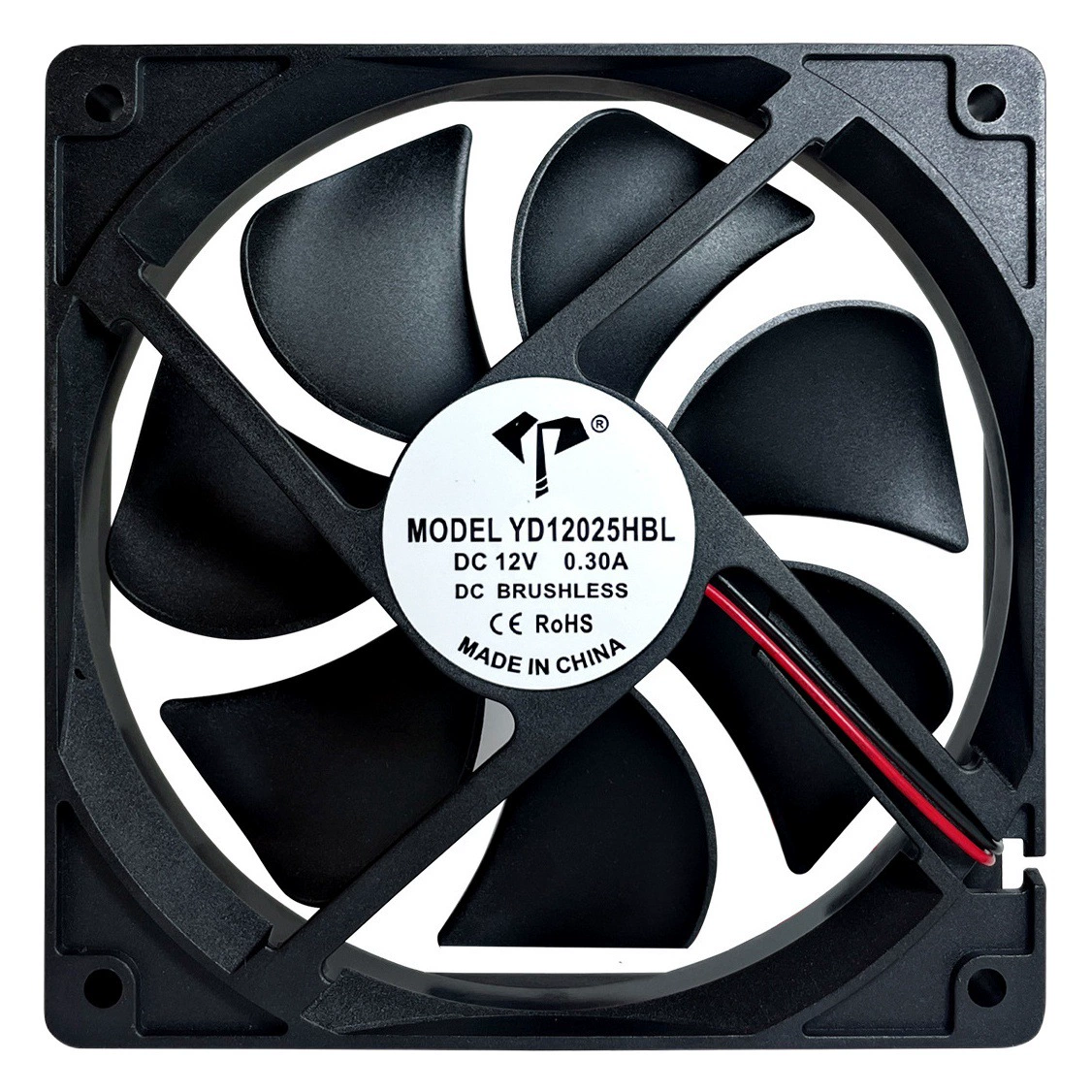 Фабрика прямых продаж DC12025 компьютерное шасси 12cm12V шарик 24V DC инвертор промышленный охлаждающий вентилятор