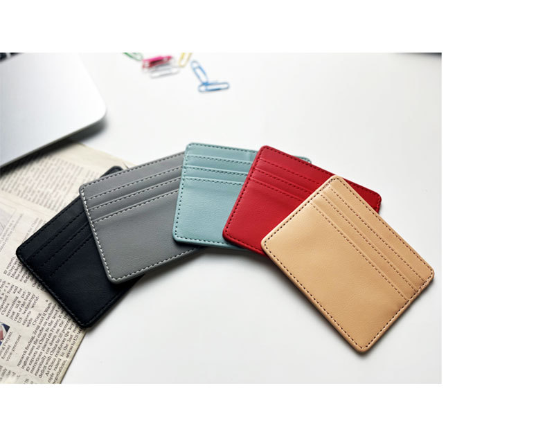 卡包卡套多卡位卡包零钱包 PU卡套皮革卡套