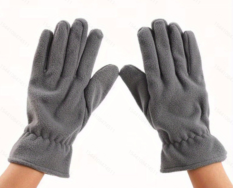 Hombres y mujeres clásicos ciclismo al aire libre montañismo vellón polar de alta calidad a prueba de frío productos calientes transfronterizos guantes cálidos y resistentes al desgaste