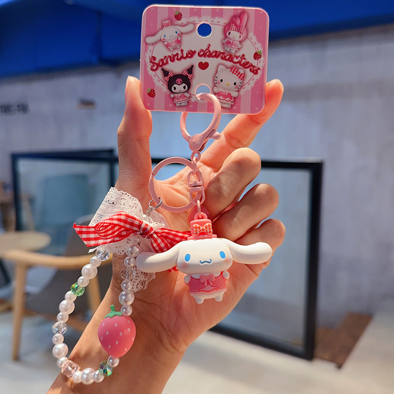 2026年新作正規品サンリオクロミぬいぐるみキーホルダー女性向け可愛いハローキティぬいぐるみカメラ小物