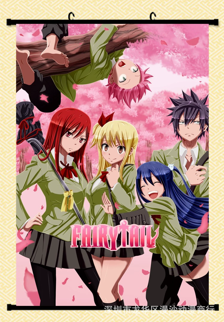 Плакат "Fairy Tail" магия тьмы, выставочный постер, зарубежная торговля