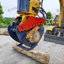 伐木机头 带锯的二手抓木机 旋转伐木器 电锯 伐木机头 抱夹锯