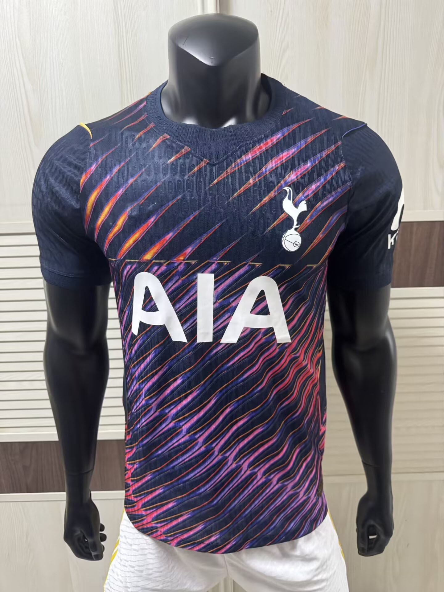 Nike x Tottenham Hotspur 2021/22 Away Player Edition Jersey Black Multicolor
