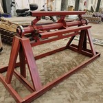 彩钢上料架冲床放料机液压电动架开卷机开平送料一体机设备厂家